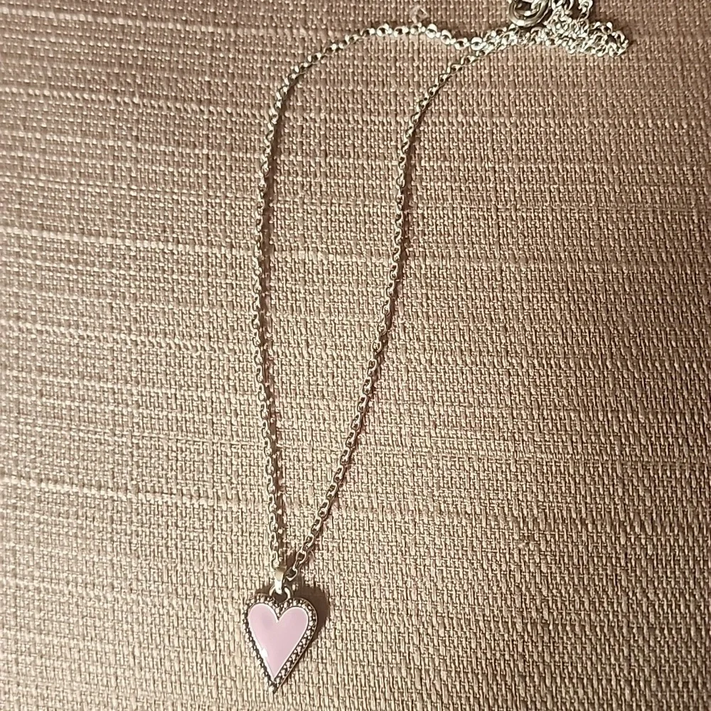 New Brighton Dazzling Love Petite Heart Necklace in Blush, NWT - Picture 4 of 8